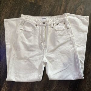 pistola White Straight Leg Jeans